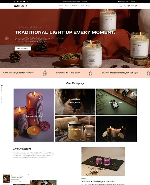 Best Shopify Candle Store Theme for Handmade Brands | Shopify 2.0