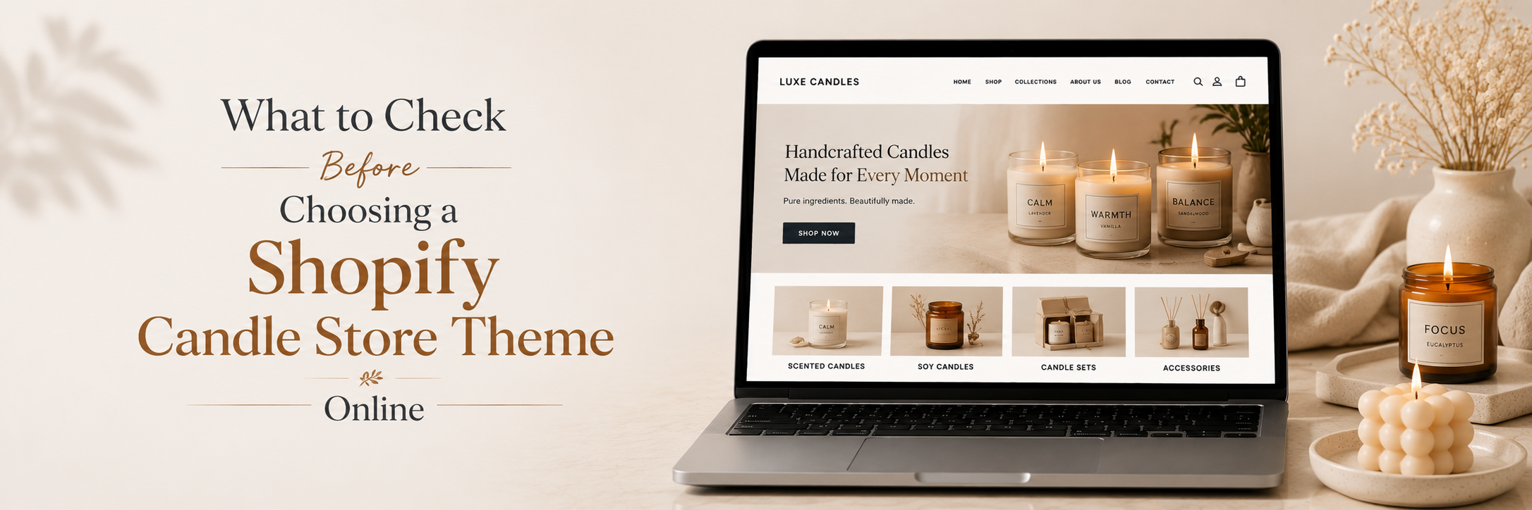 What to Check Before Choosing a Shopify Candle Store Theme