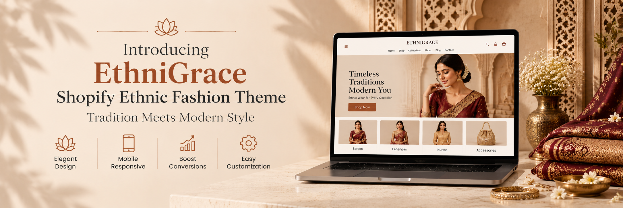 What Makes a Shopify Ethnic Fashion Theme Ideal for Clothing Brands?