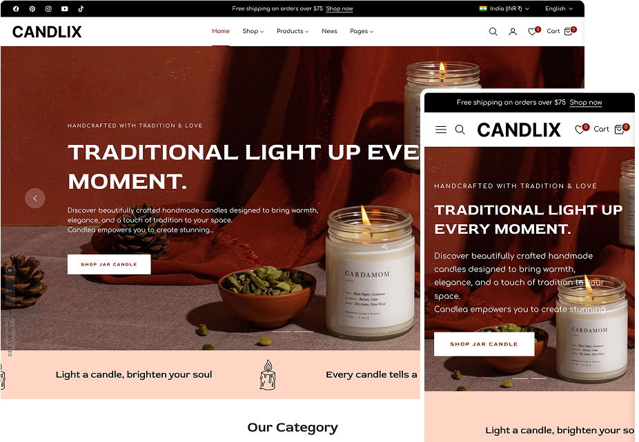 Best Shopify Candle Store Theme for Handmade Brands | Shopify 2.0