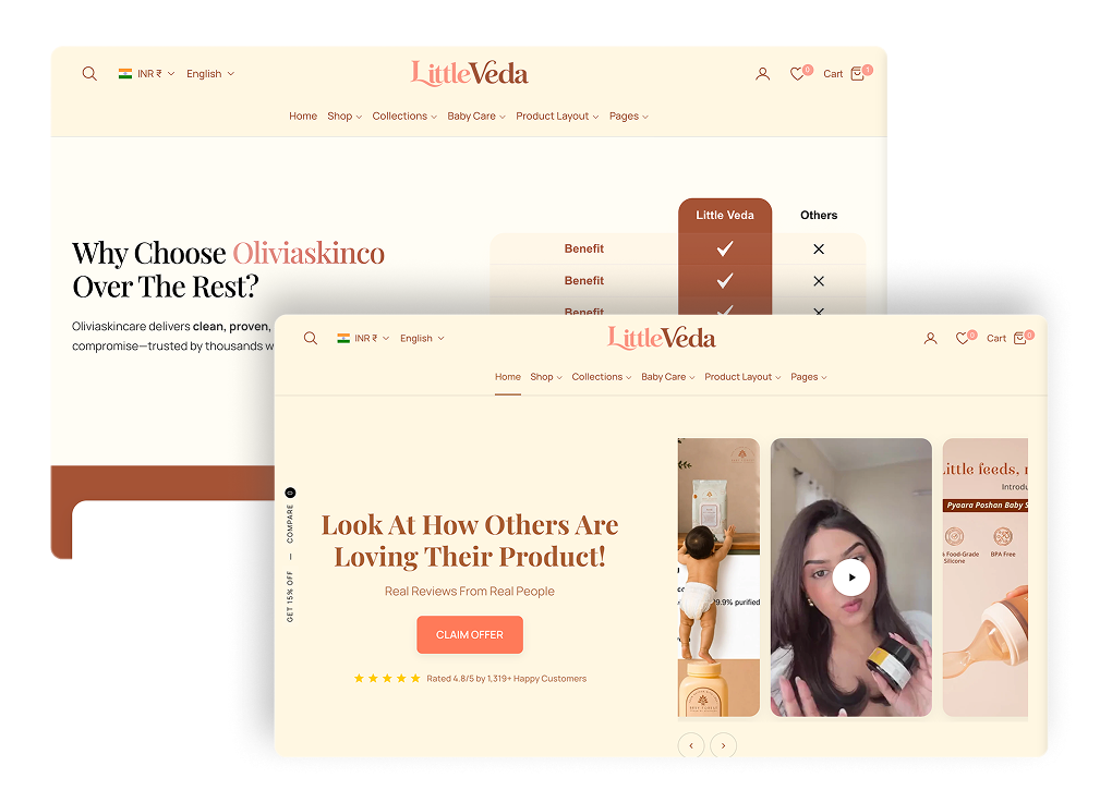 Best Shopify Baby Ayurveda Theme for Kids Products | Shopify 2.0