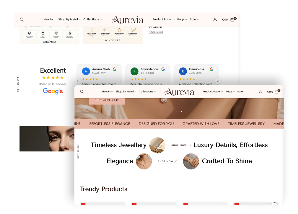 Best Shopify Jewelry Theme for Luxury Jewellery Brands | Shopify 2.0