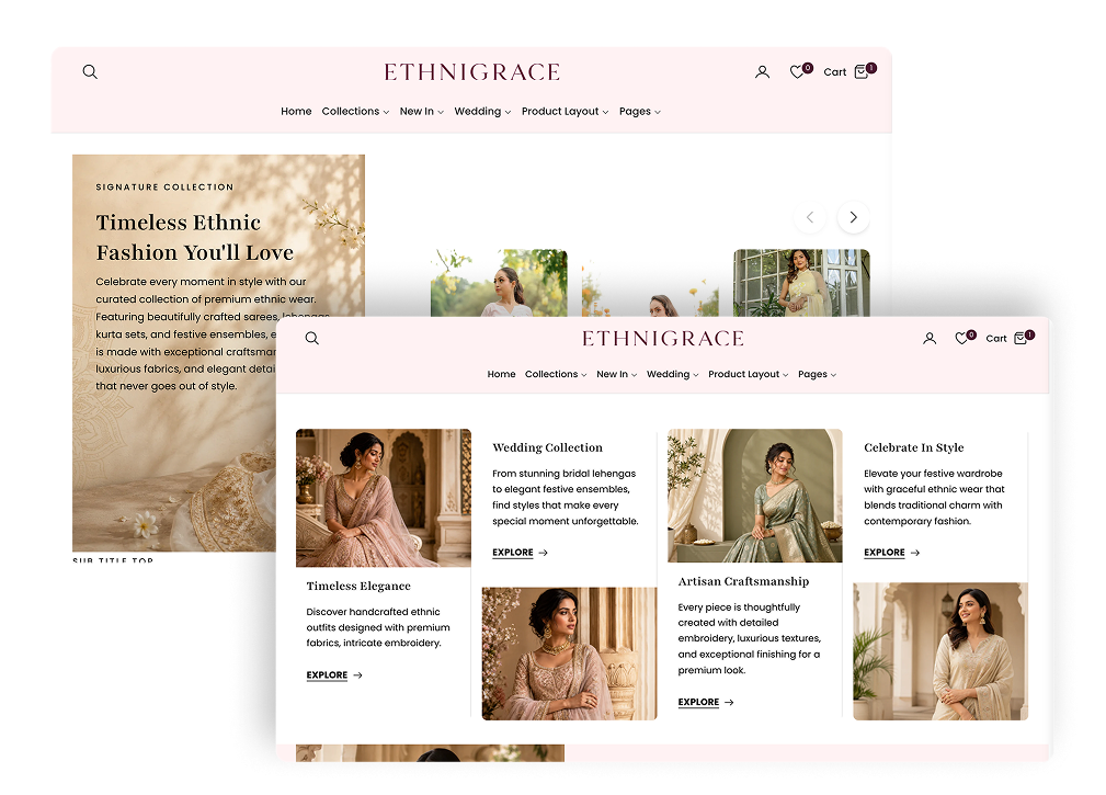 Best Shopify Ethnic Fashion Theme for Clothing Stores | Shopify 2.0