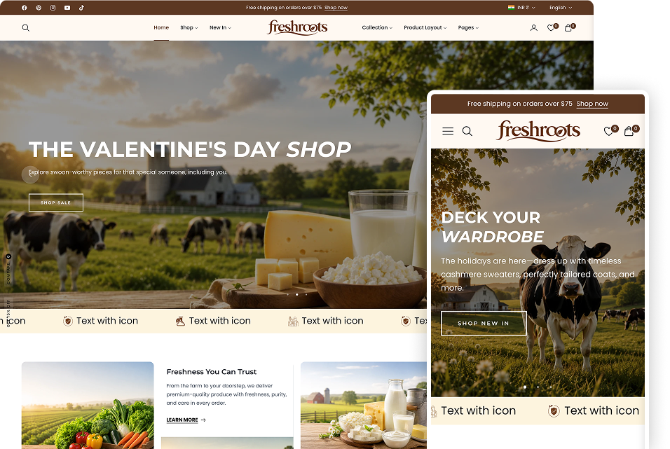 Best Shopify Theme for Farm Fresh Products | Shopify 2.0