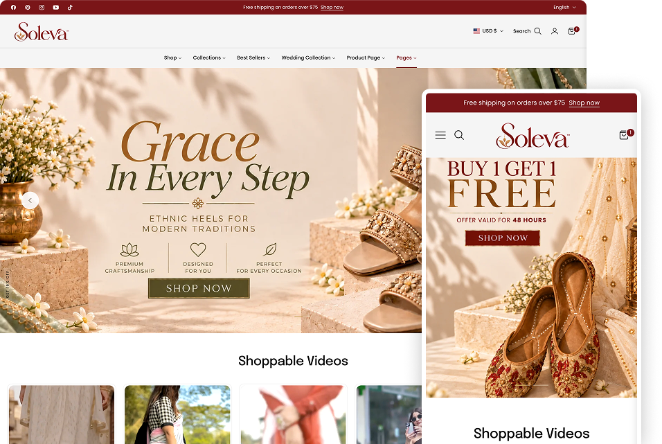 Best Shopify Footwear Theme for Shoe Stores | Shopify 2.0