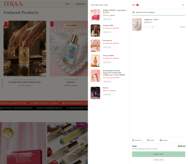 Cart UpSell